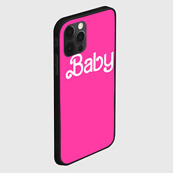 Чехол для iPhone 12 Pro Max Барби ребенок, цвет: 3D-черный — фото 2