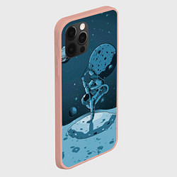 Чехол для iPhone 12 Pro Max Космический брейк, цвет: 3D-светло-розовый — фото 2