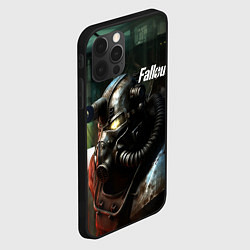 Чехол для iPhone 12 Pro Max Fallout dark style, цвет: 3D-черный — фото 2