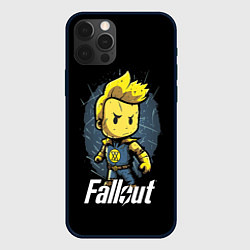 Чехол для iPhone 12 Pro Max Fallout boy, цвет: 3D-черный
