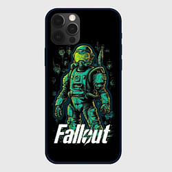 Чехол для iPhone 12 Pro Max Fallout poster style, цвет: 3D-черный
