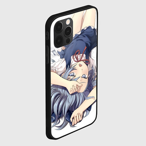 Чехол iPhone 12 Pro Max Touhou Project Cirno Тируно / 3D-Черный – фото 2