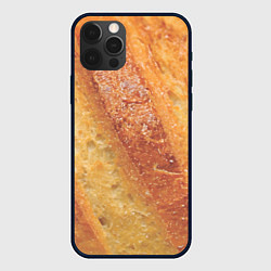 Чехол для iPhone 12 Pro Max Корочка батона, цвет: 3D-черный