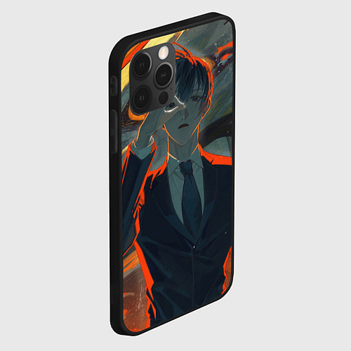 Чехол iPhone 12 Pro Max Aki Hayakawa / 3D-Черный – фото 2