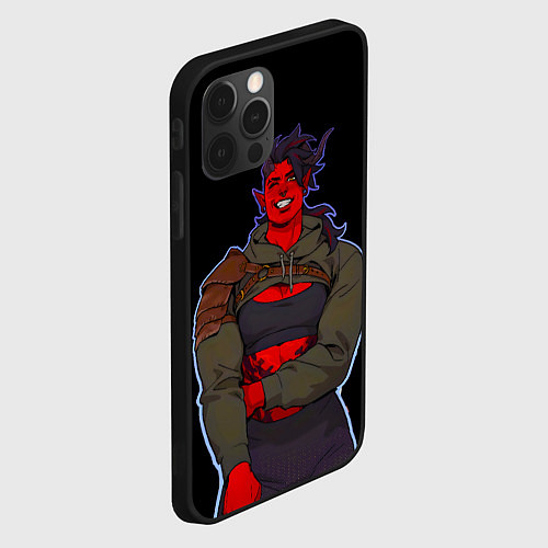 Чехол iPhone 12 Pro Max Карлах - Baldurs gate 3 / 3D-Черный – фото 2
