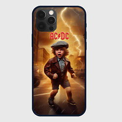 Чехол для iPhone 12 Pro Max ACDC boy, цвет: 3D-черный