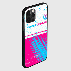 Чехол для iPhone 12 Pro Max Angels of Death neon gradient style: символ сверху, цвет: 3D-черный — фото 2