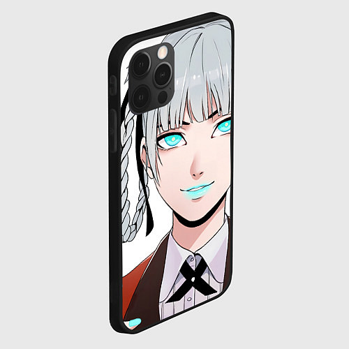 Чехол iPhone 12 Pro Max Безумный азарт Кирари Момобами / 3D-Черный – фото 2