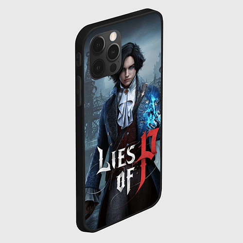 Чехол iPhone 12 Pro Max Pinocchio lies of p / 3D-Черный – фото 2