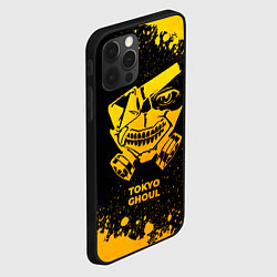 Чехол для iPhone 12 Pro Max Tokyo Ghoul - gold gradient, цвет: 3D-черный — фото 2