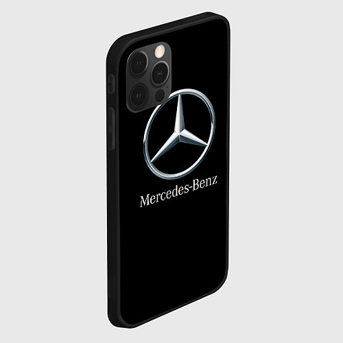 Чехол iPhone 12 Pro Max Mercedes-benz sport auto / 3D-Черный – фото 2