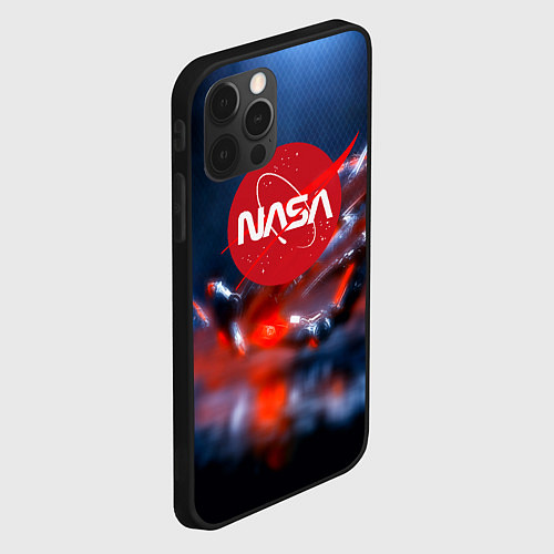 Чехол iPhone 12 Pro Max Nasa space star / 3D-Черный – фото 2