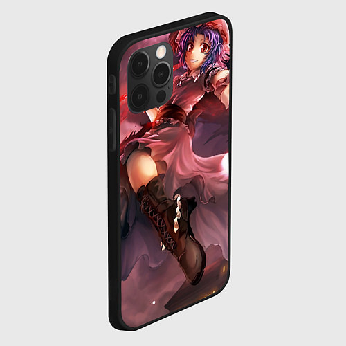 Чехол iPhone 12 Pro Max Touhou Project Remilia / 3D-Черный – фото 2