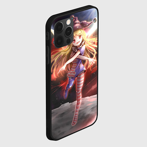 Чехол iPhone 12 Pro Max Touhou Project Клаунпис / 3D-Черный – фото 2