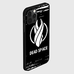 Чехол для iPhone 12 Pro Max Dead Space glitch на темном фоне, цвет: 3D-черный — фото 2