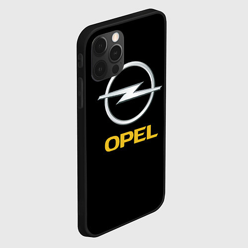 Чехол iPhone 12 Pro Max Opel sport car / 3D-Черный – фото 2