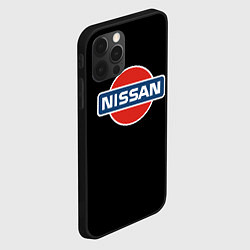 Чехол для iPhone 12 Pro Max Nissan auto, цвет: 3D-черный — фото 2