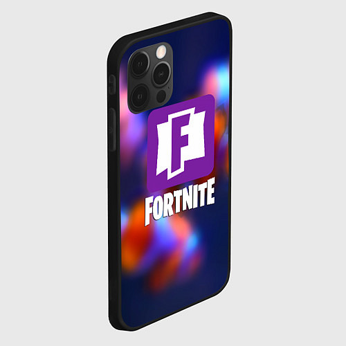 Чехол iPhone 12 Pro Max Epic game fortnite / 3D-Черный – фото 2