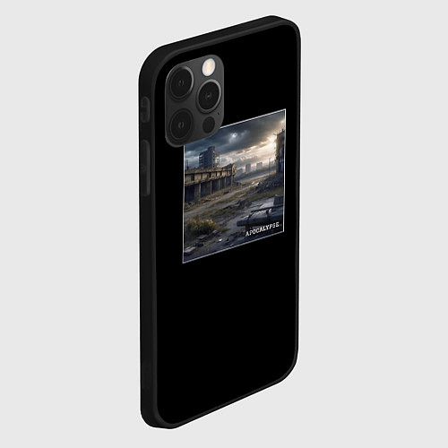 Чехол iPhone 12 Pro Max Apocalypse / 3D-Черный – фото 2