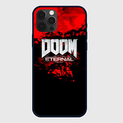 Чехол для iPhone 12 Pro Max Doom blood game, цвет: 3D-черный