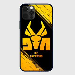 Чехол для iPhone 12 Pro Max Die Antwoord - gold gradient, цвет: 3D-черный