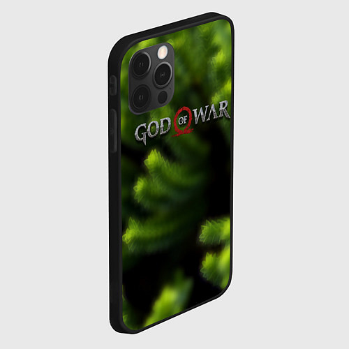 Чехол iPhone 12 Pro Max God of war scandinavia / 3D-Черный – фото 2