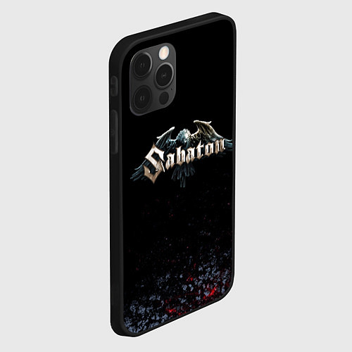 Чехол iPhone 12 Pro Max Sabaton Bird / 3D-Черный – фото 2