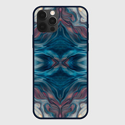 Чехол для iPhone 12 Pro Max Абстрактные краски, цвет: 3D-черный