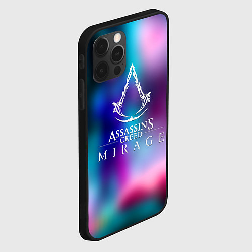 Чехол iPhone 12 Pro Max Ассасин крид мираж / 3D-Черный – фото 2