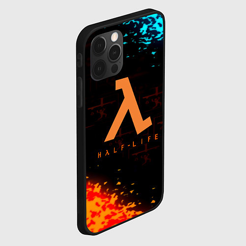 Чехол iPhone 12 Pro Max Gordon freeman x Portal 2 / 3D-Черный – фото 2