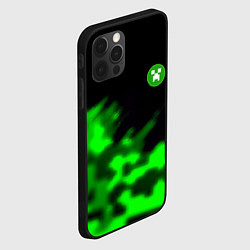 Чехол для iPhone 12 Pro Max Creeper steel, цвет: 3D-черный — фото 2