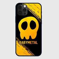 Чехол для iPhone 12 Pro Max Babymetal - gold gradient, цвет: 3D-черный