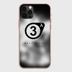 Чехол для iPhone 12 Pro Max Half life 3 black, цвет: 3D-светло-розовый