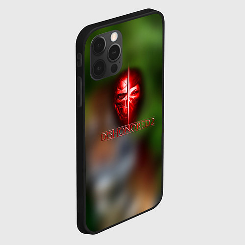 Чехол iPhone 12 Pro Max Dishonored stels / 3D-Черный – фото 2