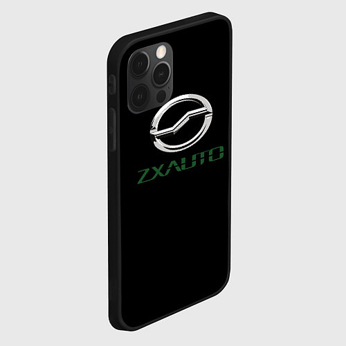 Чехол iPhone 12 Pro Max Luxgen / 3D-Черный – фото 2