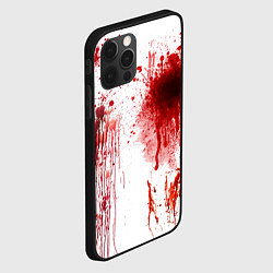 Чехол для iPhone 12 Pro Max Брызги крови, цвет: 3D-черный — фото 2