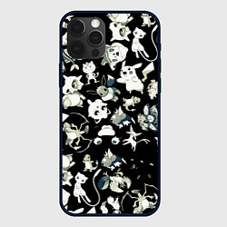 Чехол для iPhone 12 Pro Max Пикачу и сборник аниме покемонов, цвет: 3D-черный