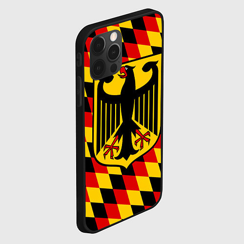 Чехол iPhone 12 Pro Max Germany / 3D-Черный – фото 2