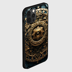 Чехол для iPhone 12 Pro Max Орнамент в кельтском стиле, цвет: 3D-черный — фото 2