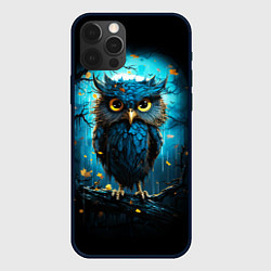 Чехол для iPhone 12 Pro Max Halloween - ночная сова, цвет: 3D-черный