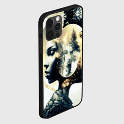 Чехол для iPhone 12 Pro Max Игра разума в стиле абстрактный экспрессионизм, цвет: 3D-черный — фото 2