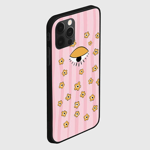 Чехол iPhone 12 Pro Max Всевидящее / 3D-Черный – фото 2