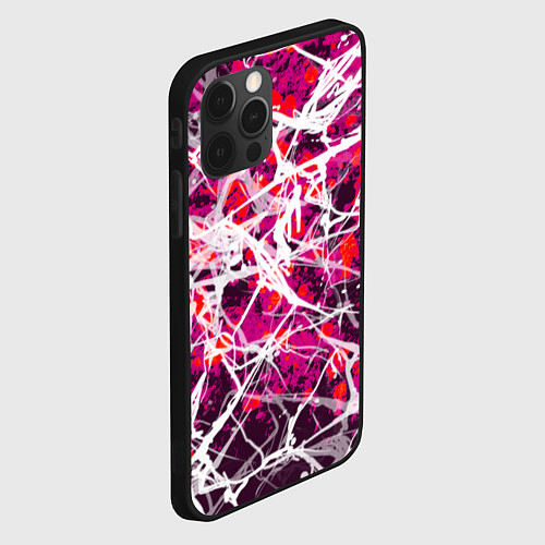 Чехол iPhone 12 Pro Max Абстракция - черная вдова / 3D-Черный – фото 2