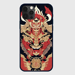 Чехол для iPhone 12 Pro Max Татуировка дух дракона, цвет: 3D-черный