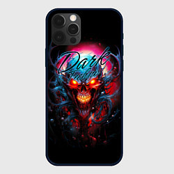 Чехол для iPhone 12 Pro Max Dark techno, цвет: 3D-черный