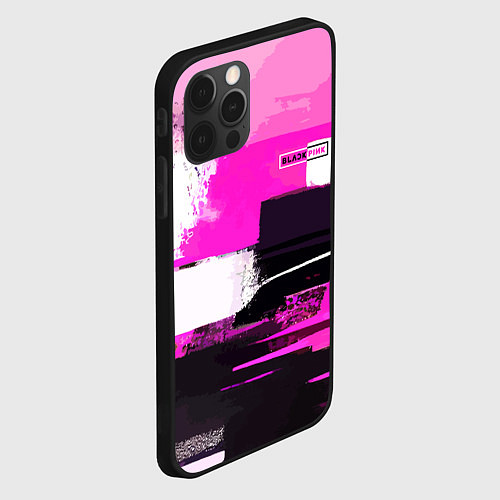 Чехол iPhone 12 Pro Max Black pink - girl-group - South Korea / 3D-Черный – фото 2