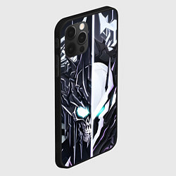 Чехол для iPhone 12 Pro Max Белый адский демон, цвет: 3D-черный — фото 2