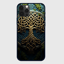 Чехол для iPhone 12 Pro Max Кельты: древо жизни, цвет: 3D-черный