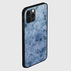 Чехол для iPhone 12 Pro Max Абстракция - сине-серая грусть, цвет: 3D-черный — фото 2