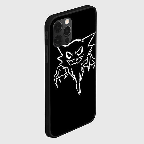 Чехол iPhone 12 Pro Max Evil ghost / 3D-Черный – фото 2